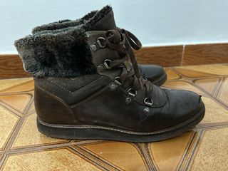 Botas marrones con pelo
