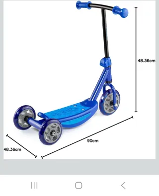 Patinete infantil 3 ruedas