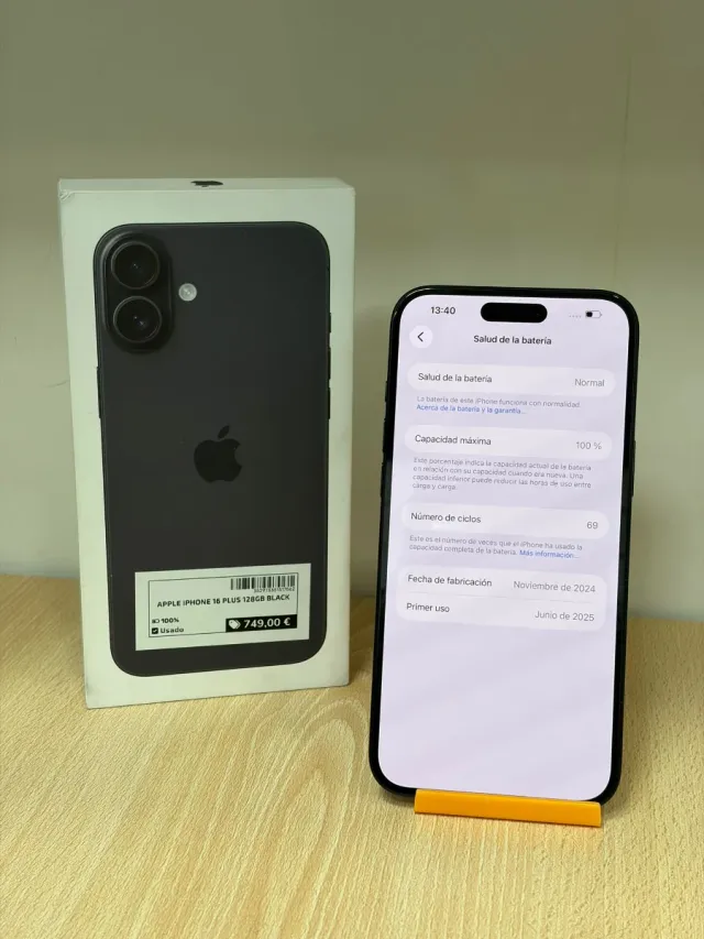 iPhone 16 Plus 128GB Nero