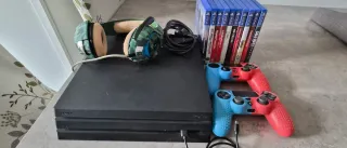 PS4 Pro Negra Completa + Accesorios