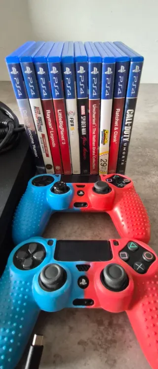 PS4 Pro Negra Completa + Accesorios