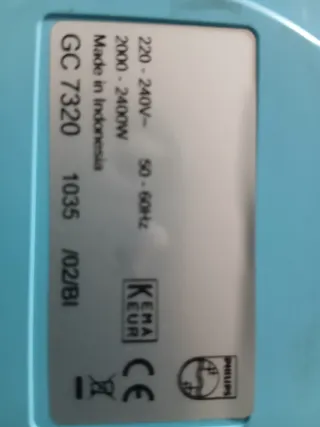 Bomba y Caldera  centro planchado Philips