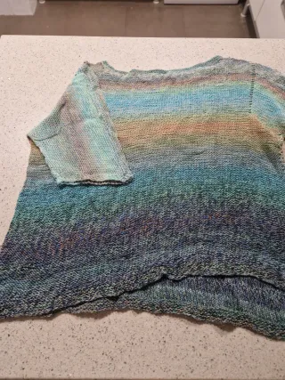 Top de punto mujer talla única multicolor