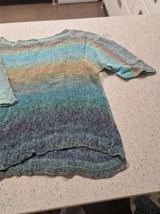 Top de punto mujer talla única multicolor