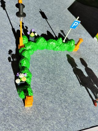 Playmobil 9404 Coche Familiar Rosa con Parking