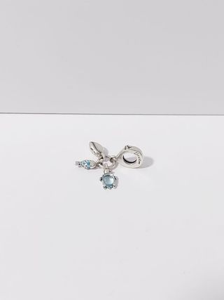 Pandora Charm Tortuga y Pez Azul Plata