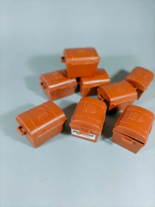 Lote  o Playmobil 8 cofres piratas Playmobil