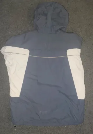 Chaqueta Columbia Hombre Talla L Azul/Blanco