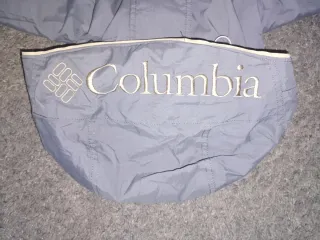 Chaqueta Columbia Hombre Talla L Azul/Blanco