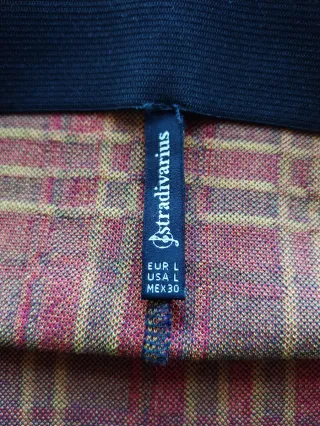 Minifalda cuadros Stradivarius