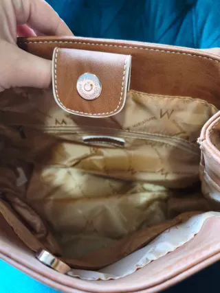 Mochila efecto piel María Mare. Nueva.