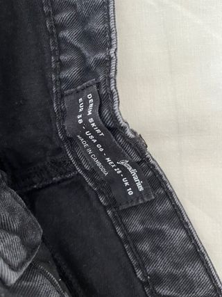 Falda vaquera básica Stradivarius