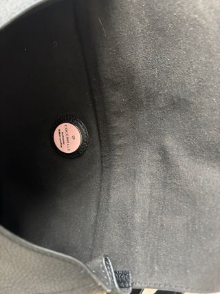 Bolso Coccinelle Negro Piel Dorado