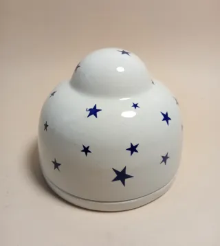 BACIO Perugina PORTAGIOIE Bianco Blu CERAMICA
