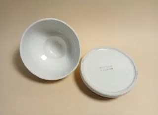 BACIO Perugina PORTAGIOIE Bianco Blu CERAMICA