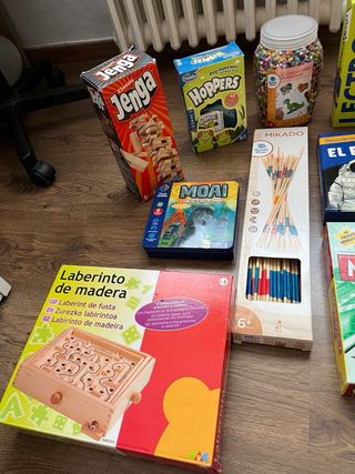 Lote de juegos de mesa infantiles