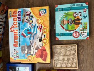 Lote de juegos de mesa infantiles