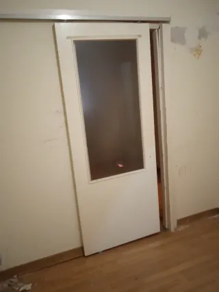 2xPuertas Correderas Madera para Restaurar