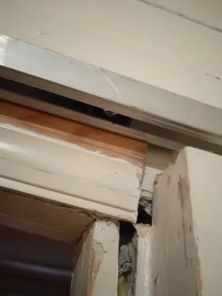 2xPuertas Correderas Madera para Restaurar