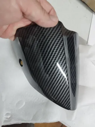 Yamaha tmax 500 Tapa de tubo de escape carbono