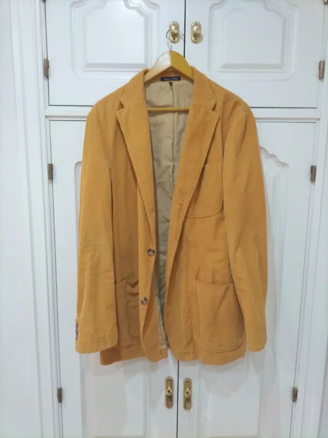 Chaqueta italiana de pana