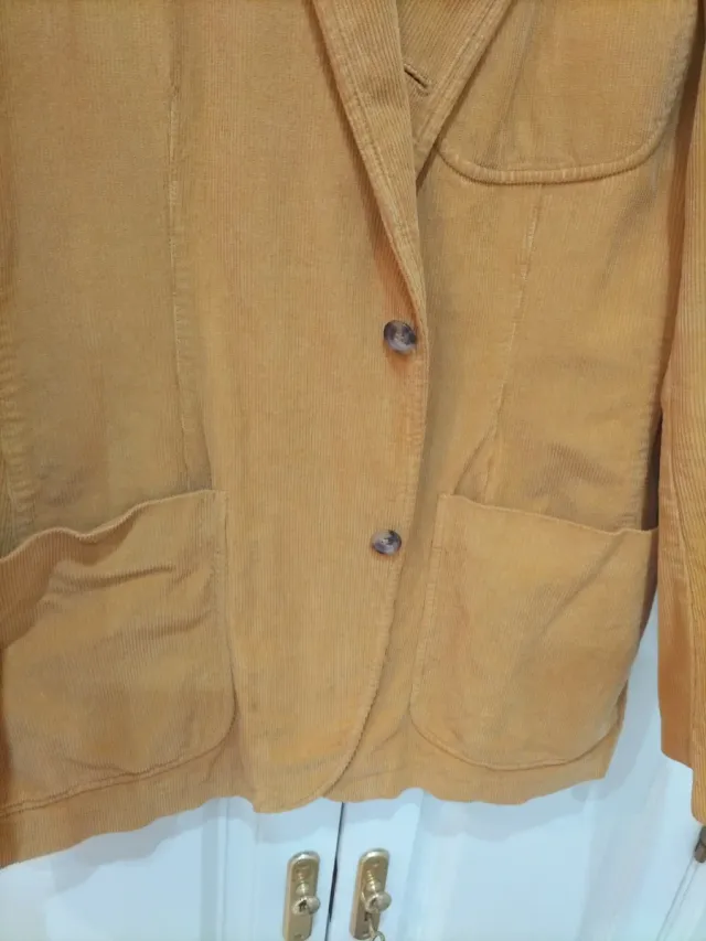 Chaqueta italiana de pana