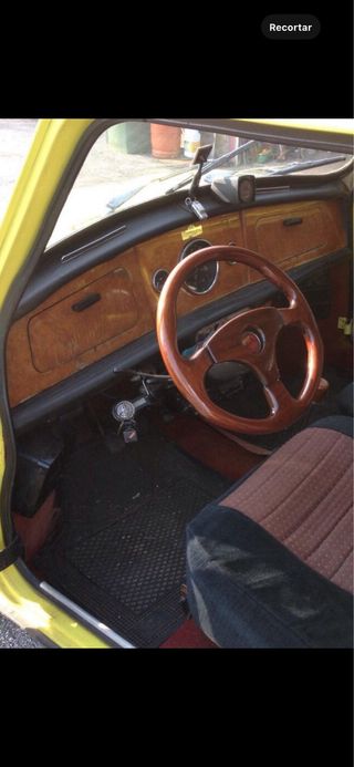 Salpicadero y guanteras nogal Mini Clásico