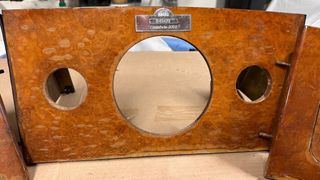 Salpicadero y guanteras nogal Mini Clásico