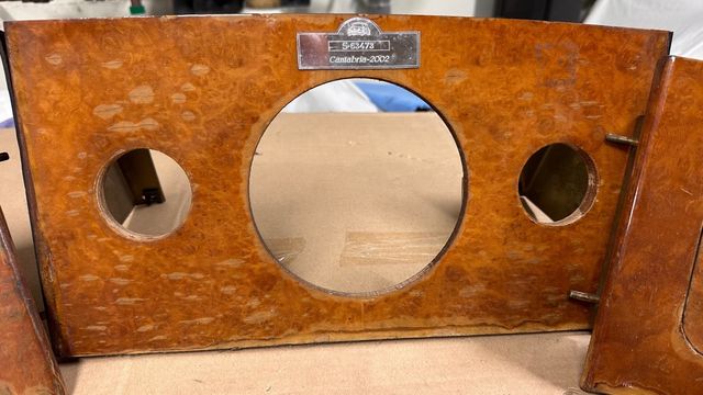 Salpicadero y guanteras nogal Mini Clásico