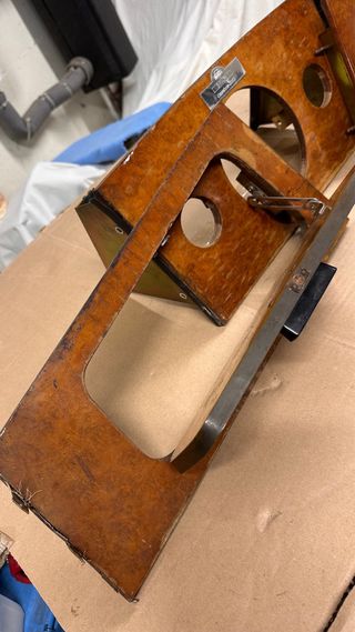 Salpicadero y guanteras nogal Mini Clásico