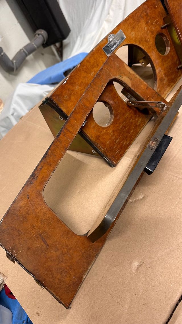 Salpicadero y guanteras nogal Mini Clásico