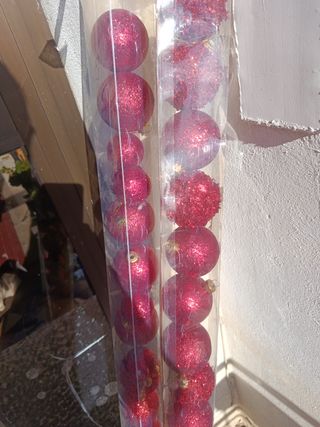 Lotto 42 palline di Natale vintage  rosse e oro