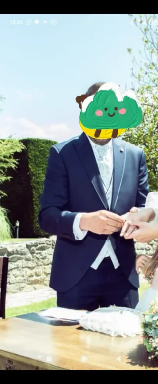 Traje de Novio Azul Marino