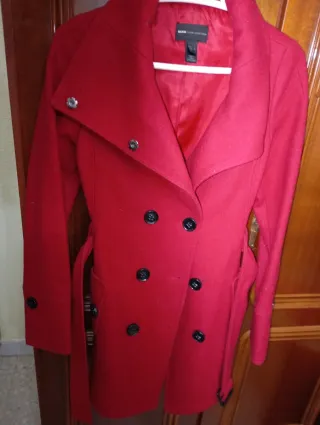 Abrigo Mango Rojo