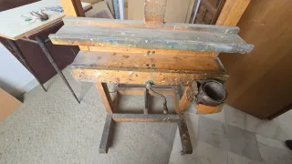 Caballete profesional de pintor madera