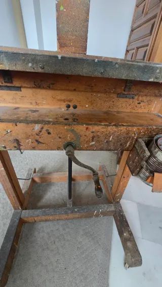 Caballete profesional de pintor madera