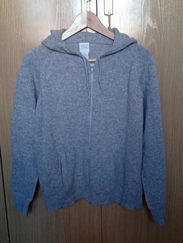 Sudadera lana gris MARY JANE Talla M