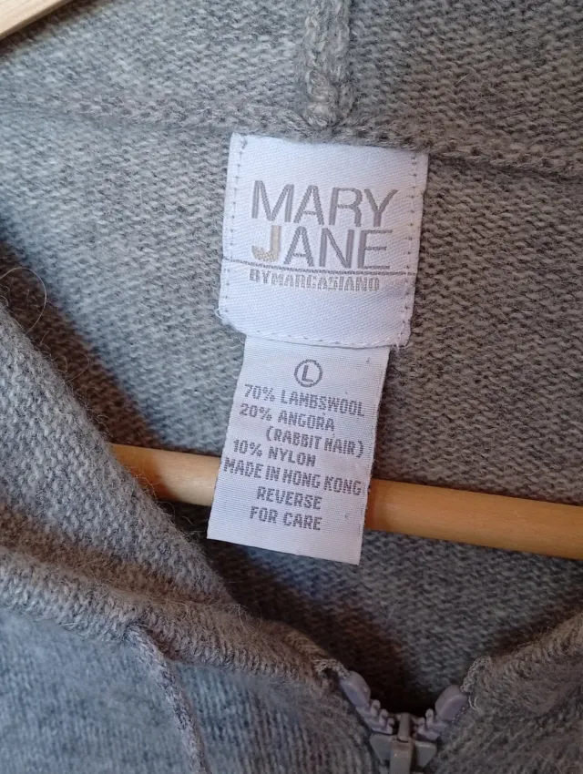 Sudadera lana gris MARY JANE Talla M