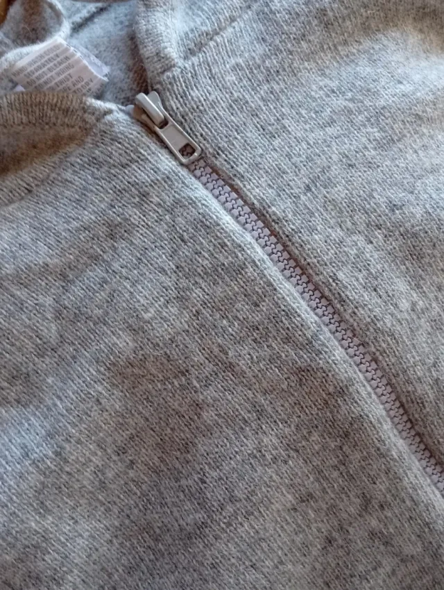 Sudadera lana gris MARY JANE Talla M