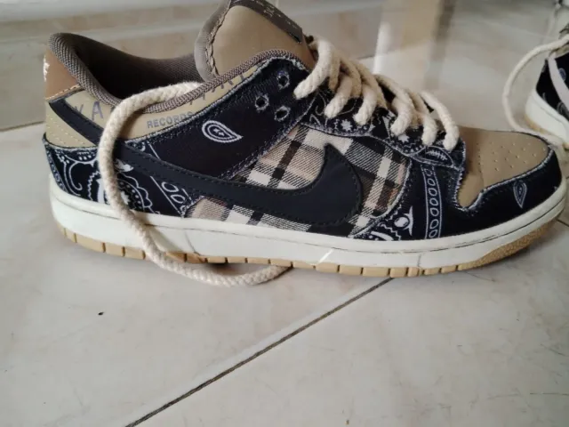 Zapatillas Nike Dunk SB Beige y Negro