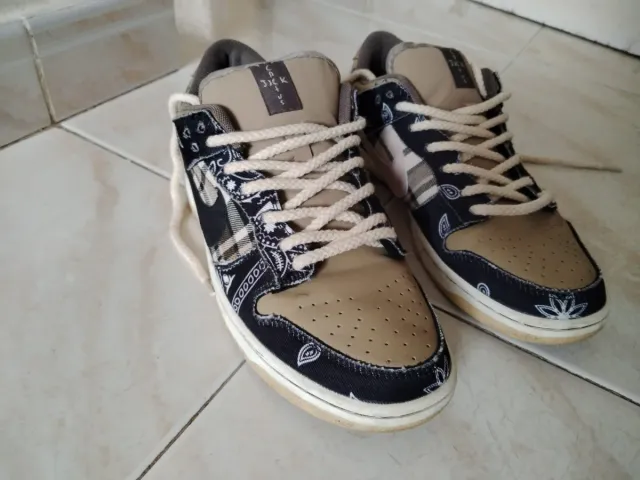 Zapatillas Nike Dunk SB Beige y Negro