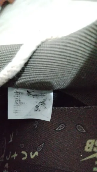 Zapatillas Nike Dunk SB Beige y Negro