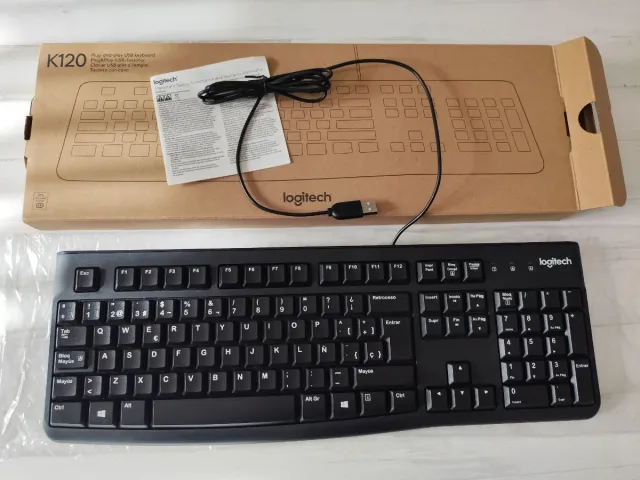 Teclado Logitech K120 USB Negro