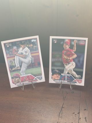 Lote 2 Cromos RC Topps MLB 2023