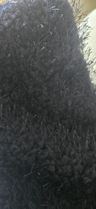 Chaqueta pelo azul marino fiesta