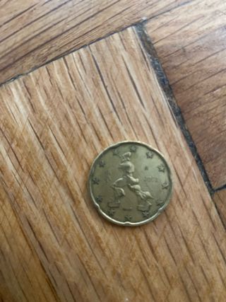 Moneda 20 céntimos 2002