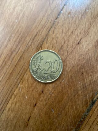 Moneda 20 céntimos 2002