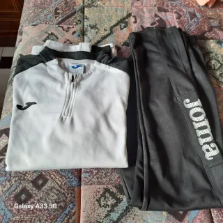 Chándal Joma Blanco y Gris