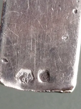 Crucifijo antiguo plata INRI