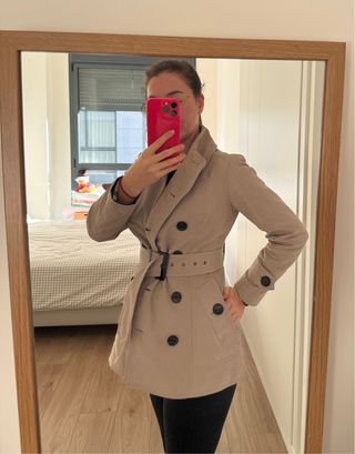 Gabardina Zara Beige